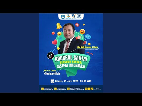 LIVE Ngobrol Santai Bareng Kaprogdi Sistem Informasi IWIMA