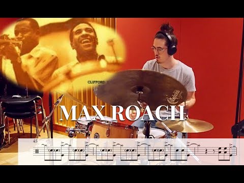 Max Roach - Daahoud drum solo transcription (by Alfio Laini)