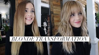 Complete Blonde Transformation || Hair Tutorial