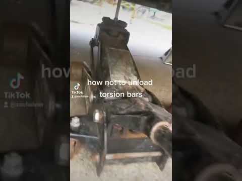 Torsion bar unloading