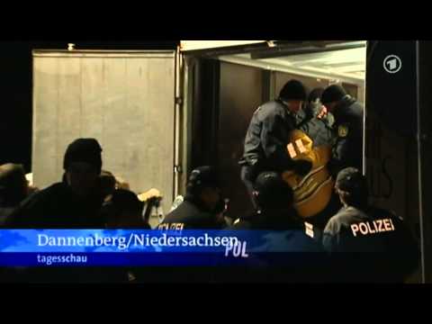 Castor-Transport und Endlager-Abkommen Russland 09.11.2010 - Tagesschau, 10:00h