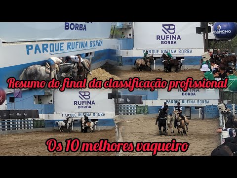 SUMMARY OF THE END OF THE PROFESSIONAL CLASSIFICATION AT THE RUFINA BORBA PARK CHAMPIONSHIP PORTA...