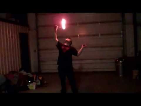 Ryan Stock fire stunt