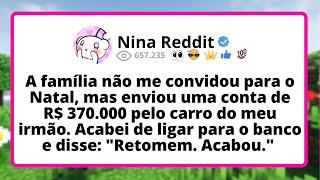 A família NÃO me convidou para o Natal, mas enviou uma CONTA de R$ 370.000 pelo CARRO do meu...