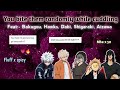 MHA X Yn You Bite Them Randomly While Cuddling Texting Stories