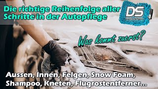 Die richtige Autopflege-Reihenfolge: Reinigen, Polieren und Versiegeln - Innen und Außen - Guide