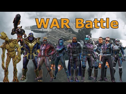 MSF | BKT (318K) Vs Coulson Shield Team (287K) - WAR Offence | Marvel Strike Force