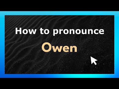 How to pronounce Owen