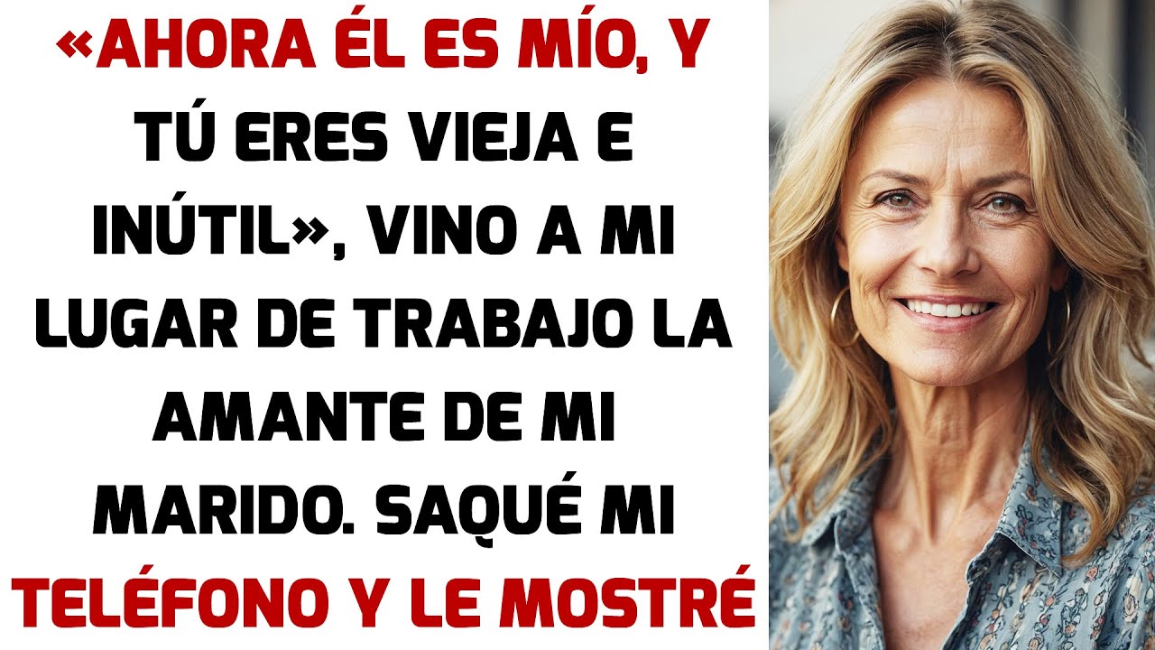 Ahora Él Es Mío Y Tú Eres Vieja E Inútil», Me Dijo La Amante De Mi Marido | HISTORIAS LA VIDA