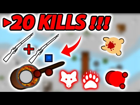 20 KILLS IN SOLO SQUADS IN THE WINTER MODE ! | SURVIV.IO