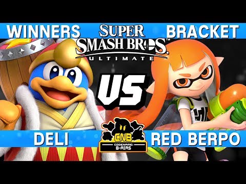 Smash Ultimate - Deli (DDD) vs Red Berpo (Inkling) - CNB 167 Winners Bracket