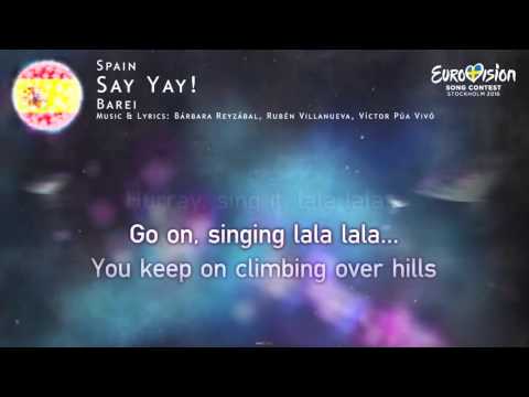 Barei - Say Yay! (Spain)