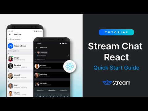 Stream Chat React: Quick Start Guide