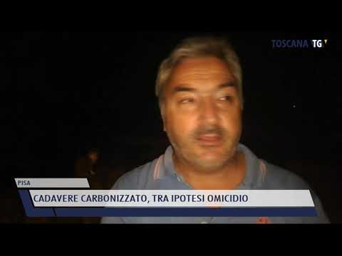2021-07-26 PISA - CADAVERE CARBONIZZATO, TRA IPOTESI OMICIDIO