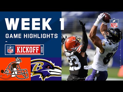 Browns vs. Ravens Week 1 Highlights | NFL 2020