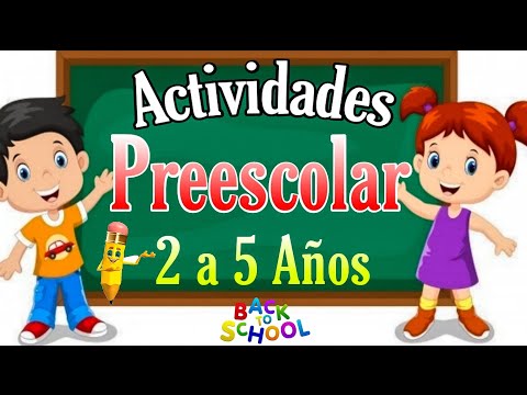 EDUCACION EN CASA 👩‍🏫 🏡 Actividades Para Preescolar De 2 a 5 Años 🧑‍🏫
