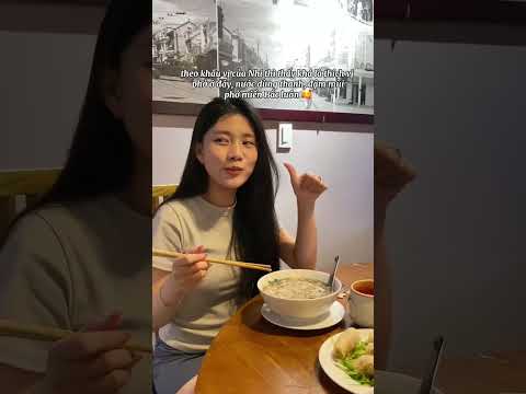 Nhất định phải ghé đây để nếm thử vị ngon của nước dùng Phở nha.