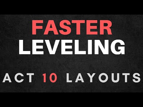 Path of Exile Faster Leveling  -  Act 10 Layouts