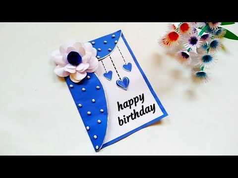 Handmade birthday card/ Birthday card making ideas
