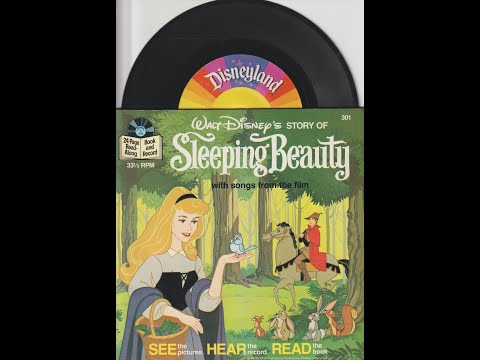 Walt Disney's story of Sleeping Beauty with songs from the film vinyl record book