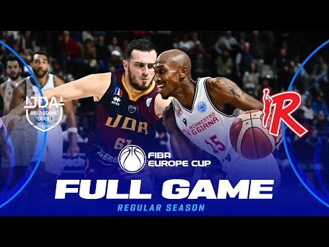 JDA Dijon Basket v Pallacanestro Reggiana | Full Basketball Game | FIBA Europe Cup 2025-26