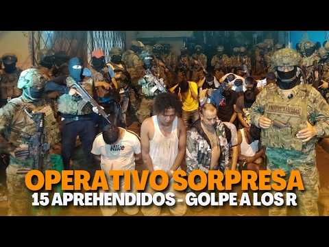 GOLPE A LOS R: Cayeron Rojo y T14 con otros 13 en Santo Domingo #noticias #ecuador #policia