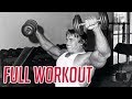 Arnold Schwarzenegger's Full BEAST Shoulder Workout for Boulder Shoulders