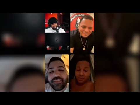 BENNY BENNI HUMILLA A MAIKY BACKSTAGE.