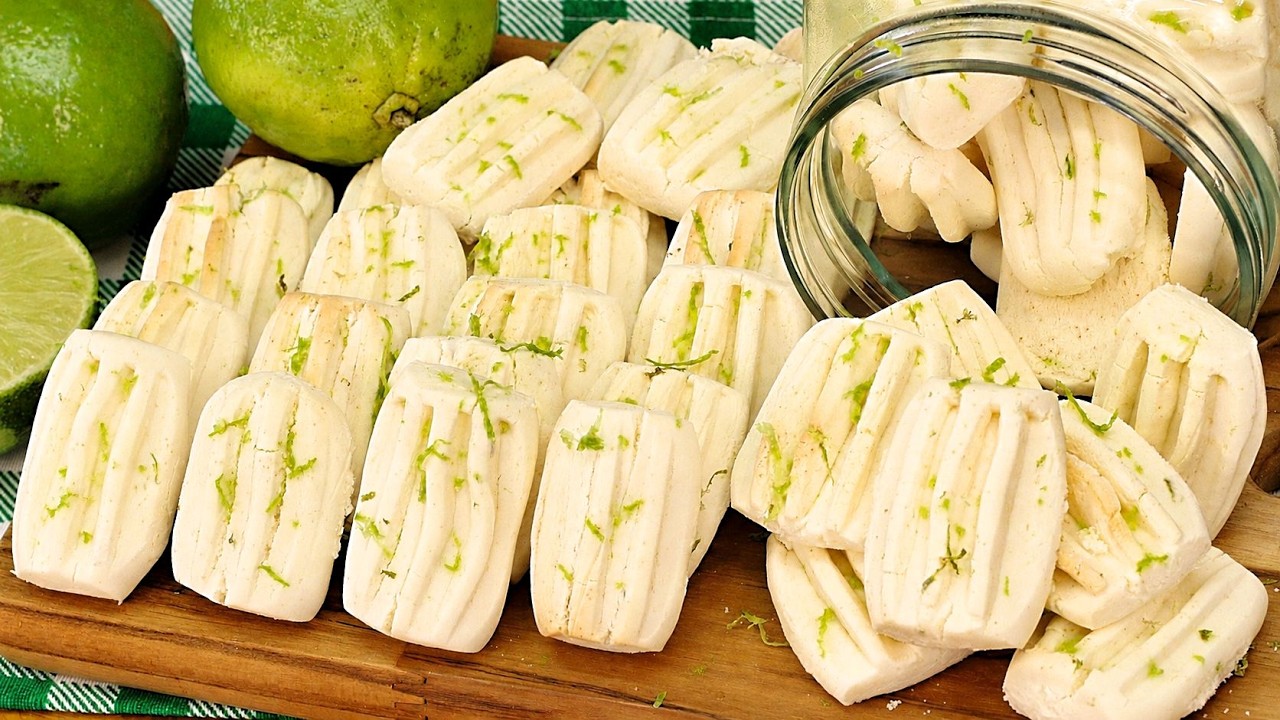 DERRETE NA BOCA DE TÃO GOSTOSO - SEQUILHO DE LIMÃO - FÁCIL E RÁPIDO - Receitas de Pai