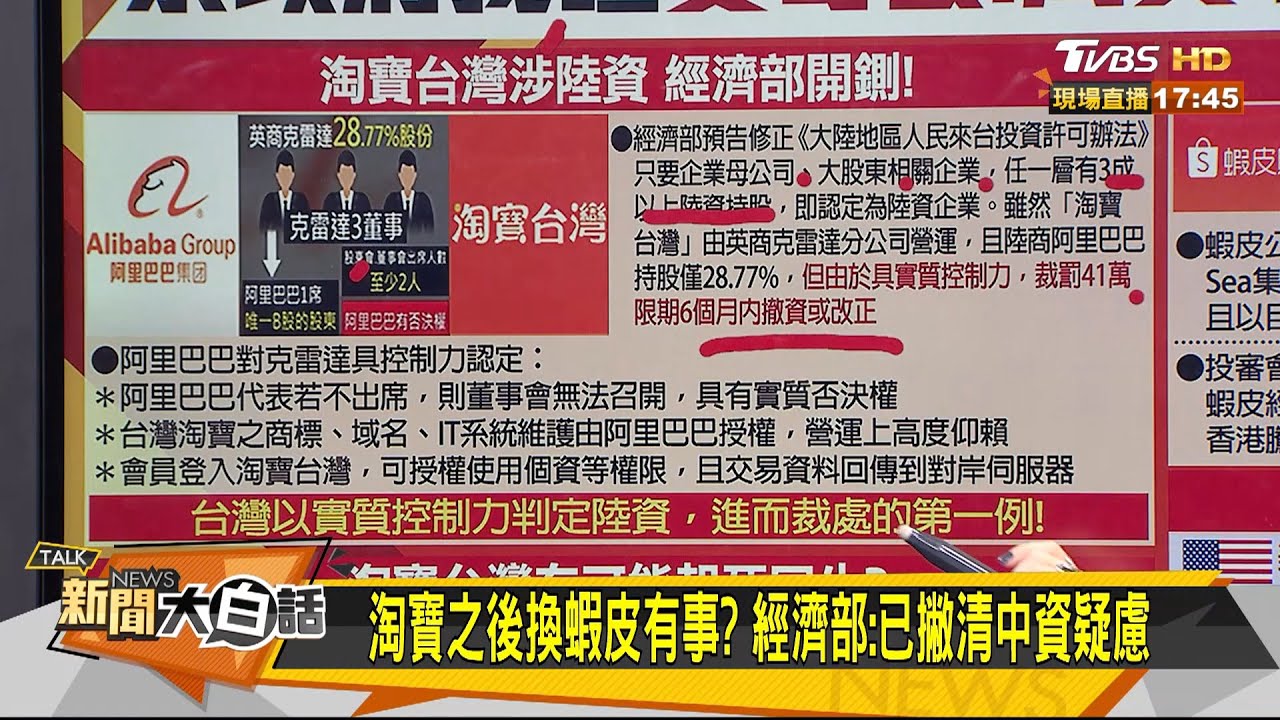 與美隔空呼應拿淘寶開刀?費鴻泰:恐降低台競爭力