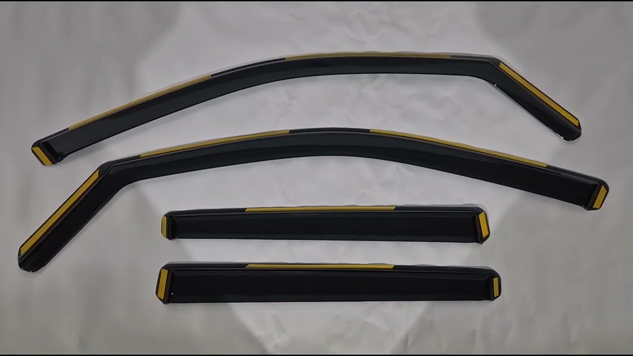 Вставные ветровики Niken Luxury (4 шт) Video 1