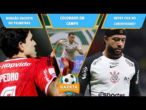 PALMEIRAS TROPEÇA | FLAMENGO GOLEIA | SANTOS RESPIRA | HOJE TEM INTER | DEPAY FICA?