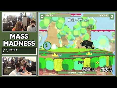 Mass Madness 36 SSBM - Kikoho (Marth) vs. bonfire10 (Sheik) - Melee WQF