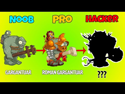 PvZ 2 Discovery - All Zombies Evolution NOOB - PRO - HACKER - GOD Version