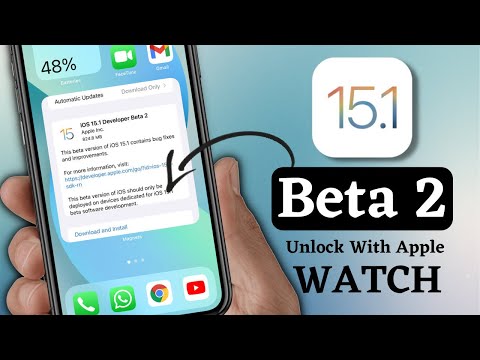iOS 15.1 Beta 2 - New Features | FIX Unlock with Apple Watch in iOS 15.1 Beta 2