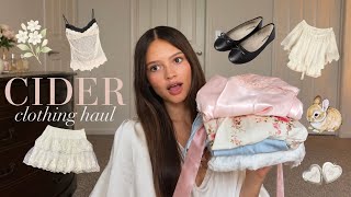 cider try on haul🧸🤍
