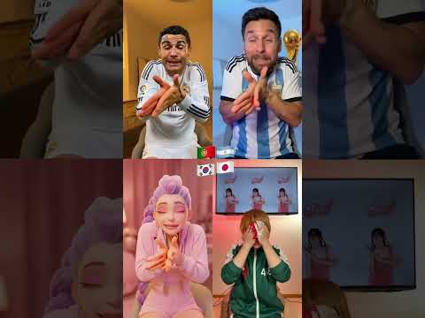 Rumi vs Ronaldo vs Messi vs sushininja MAKEUP Trend 💄