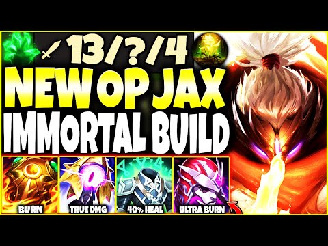 New Jax Rework created the STRONGEST SEASON 13 IMMORTAL BUILD GUIDE (Absolutely BROKEN) 🔥