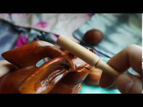 Minh Percussion Rabbit Guiro Handmade Hand Percussion Demo