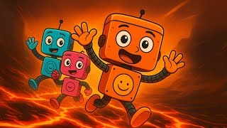 🌋Run! The Floor is Lava 🌋| Join Rusty &amp; Friends in an Epic Adventure | Rusty&#39;s World