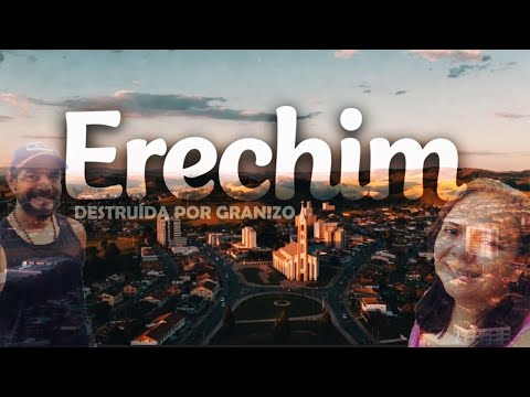 CHUVA DE GRANIZO EM ERECHIM, estado do Rio grande do Sul, deixa  população apavorada e  prejuízos.