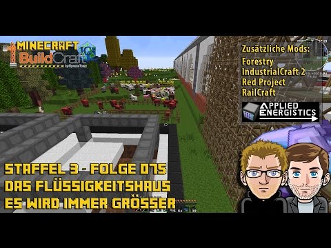 Let´s Play Buildcraft [HD+] S03E075 - Das Flüssigkeitshaus - Es wird immer größer
