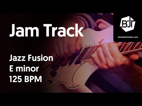 Jazz Fusion Jam Track in E minor "Spark" - BJT #8