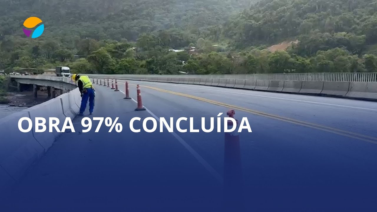DNIT libera tráfego na ponte sobre o Rio Itajaí-Açu II, entre Apíuna e Ibirama