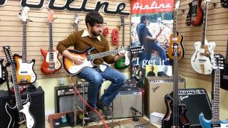 Video thumbnail for Eastwood SIDEJACK 12-String STD Mosrite-style Electric Guitar by Eastwood Guitars