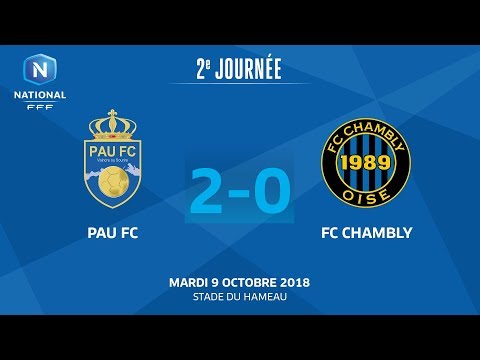 J2 : Pau FC - FC Chambly Oise (2-0), le résumé I National FFF 2018-2019