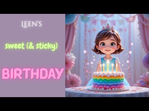 Leen's Sweet & Sticky Birthday