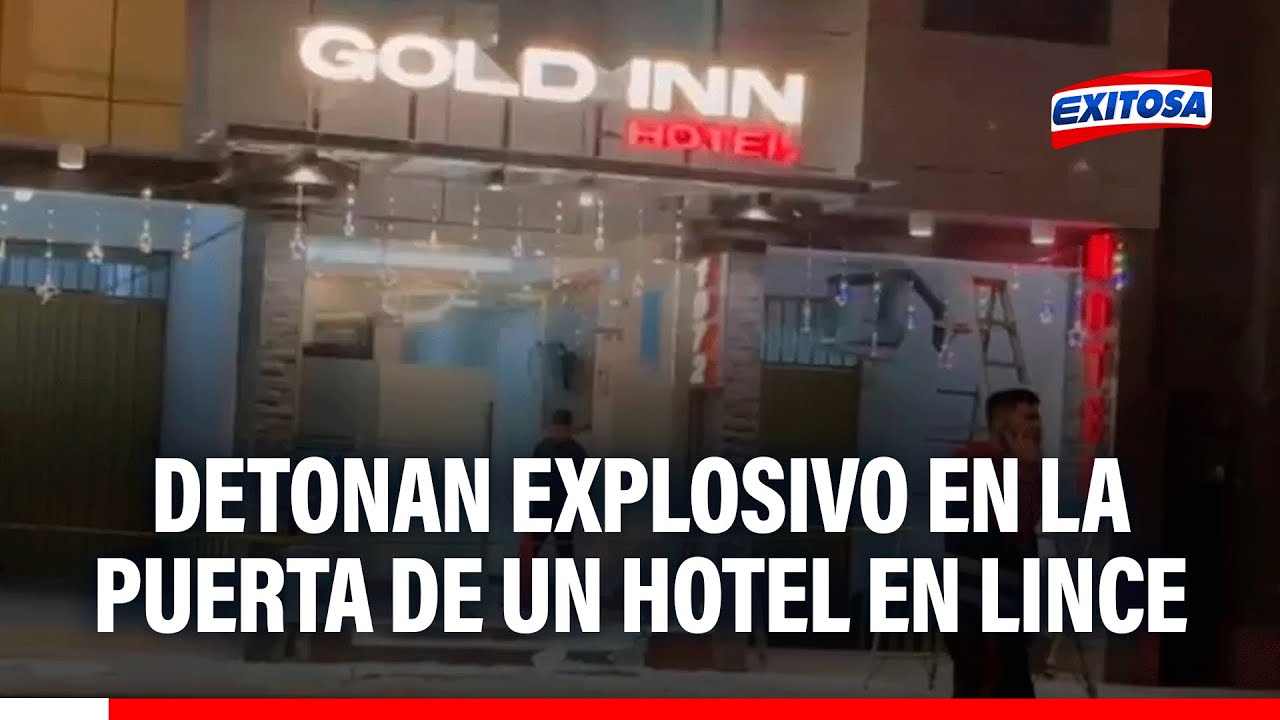 🔴🔵 Lince: Detonan explosivo en la puerta de un hotel ubicado en la Av. Petit Thouars