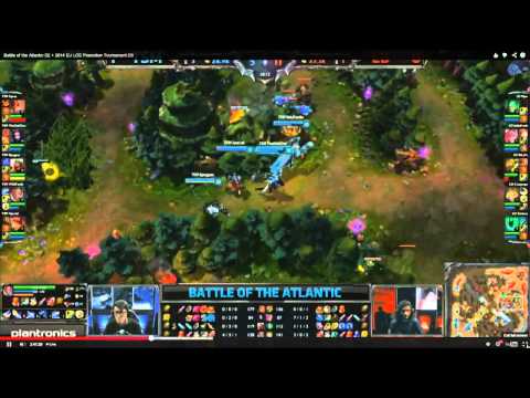 LoL Battle of Atlantic EU LCS TSM vs LD ft Bjergsen Game 2 [HD]