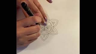How to draw a Mandala - Geometric Art